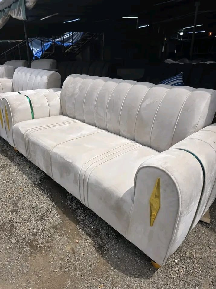 Tufted Fabric Ottomans